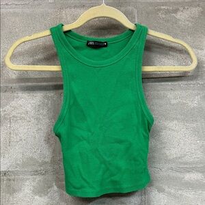 Zara Vibrant Green Tank Top